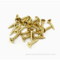 Cross recessed chipboard screws with pointed tip